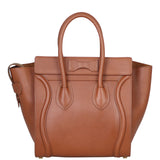 Celine Micro Luggage Tote Back