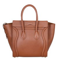 Celine Micro Luggage Tote Back