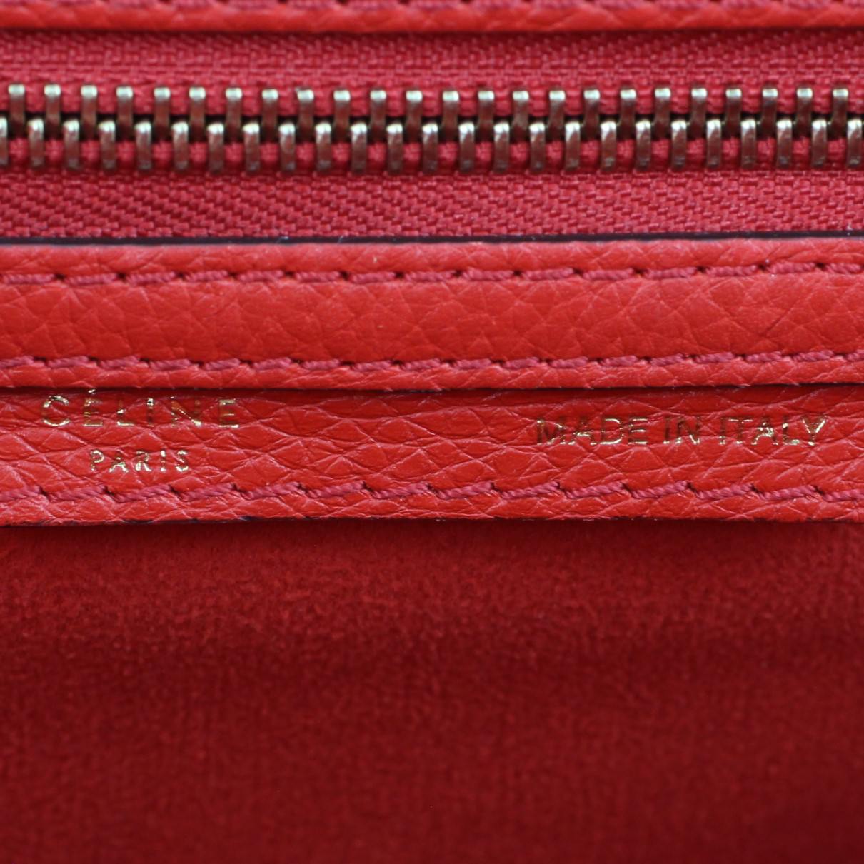 Celine Mini Luggage Tote Stamp