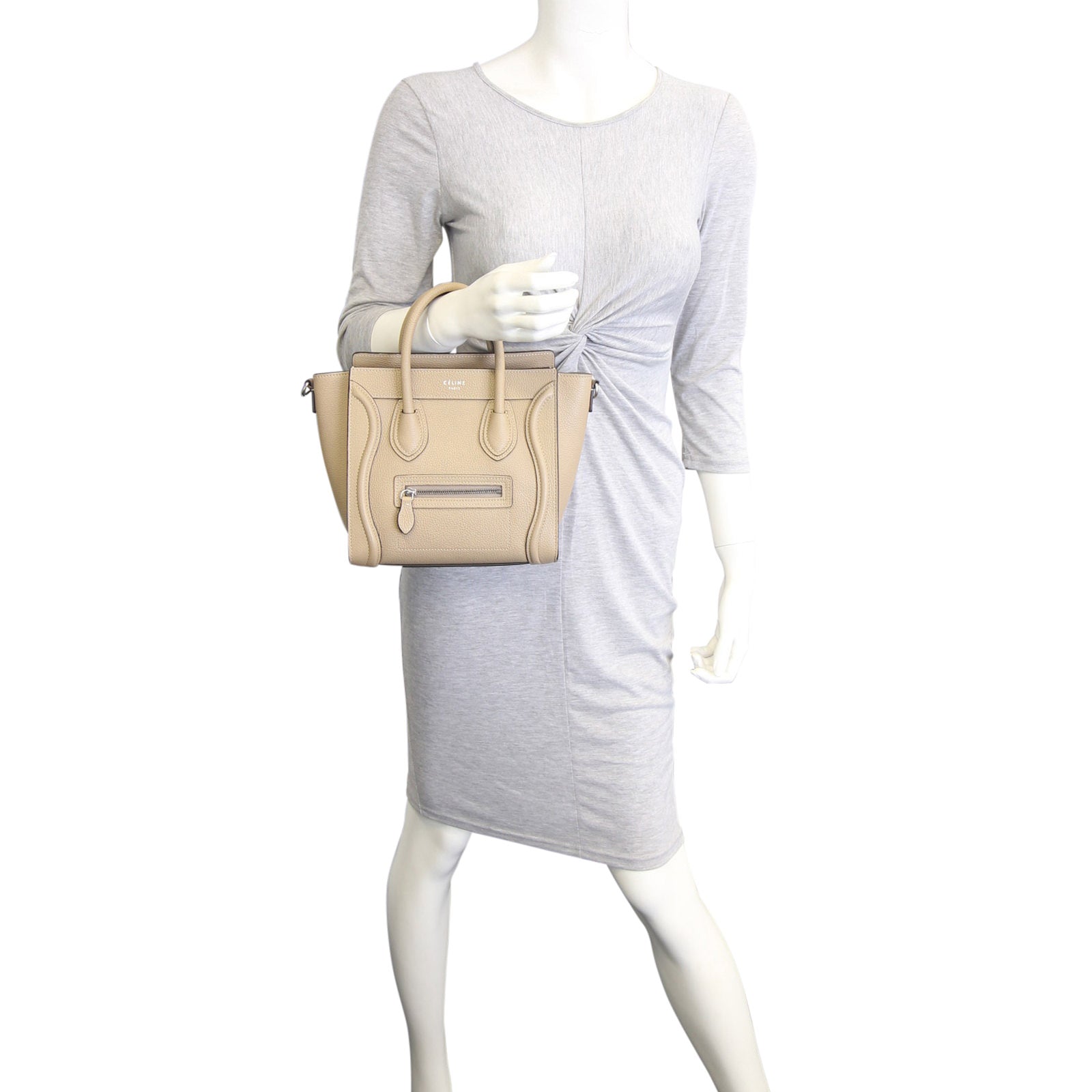 Celine Nano Luggage Tote Bag Mannequin