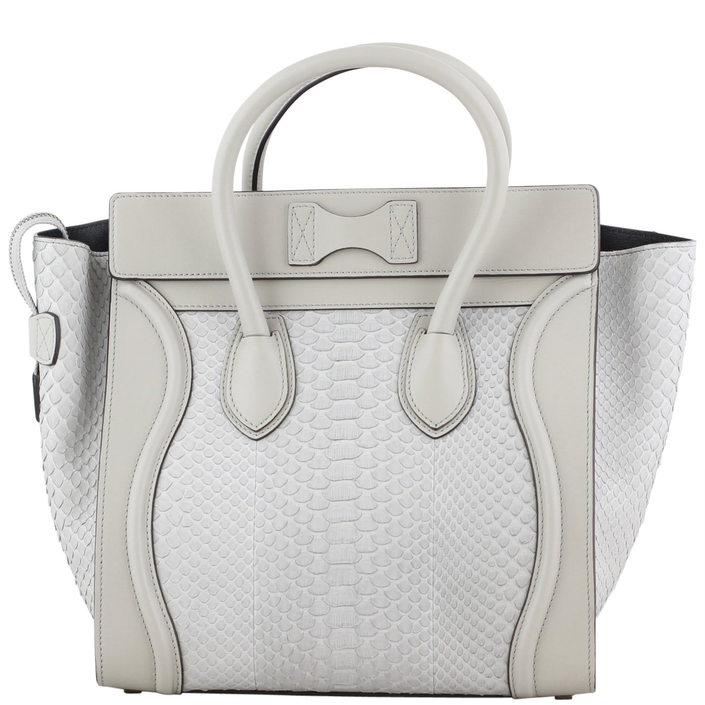 Celine Mini Luggage Tote Python back