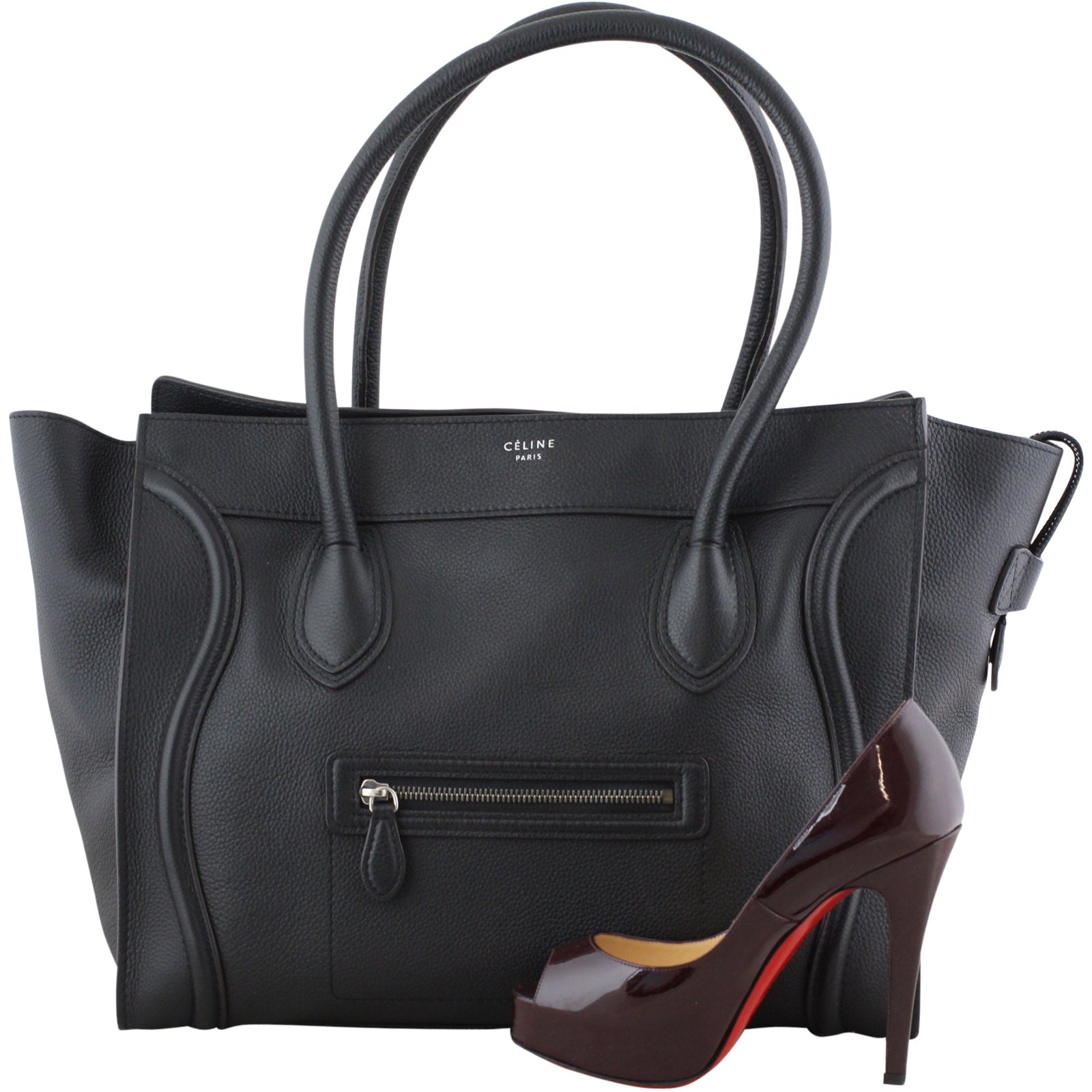 Celine Shoulder Luggage Tote Scale