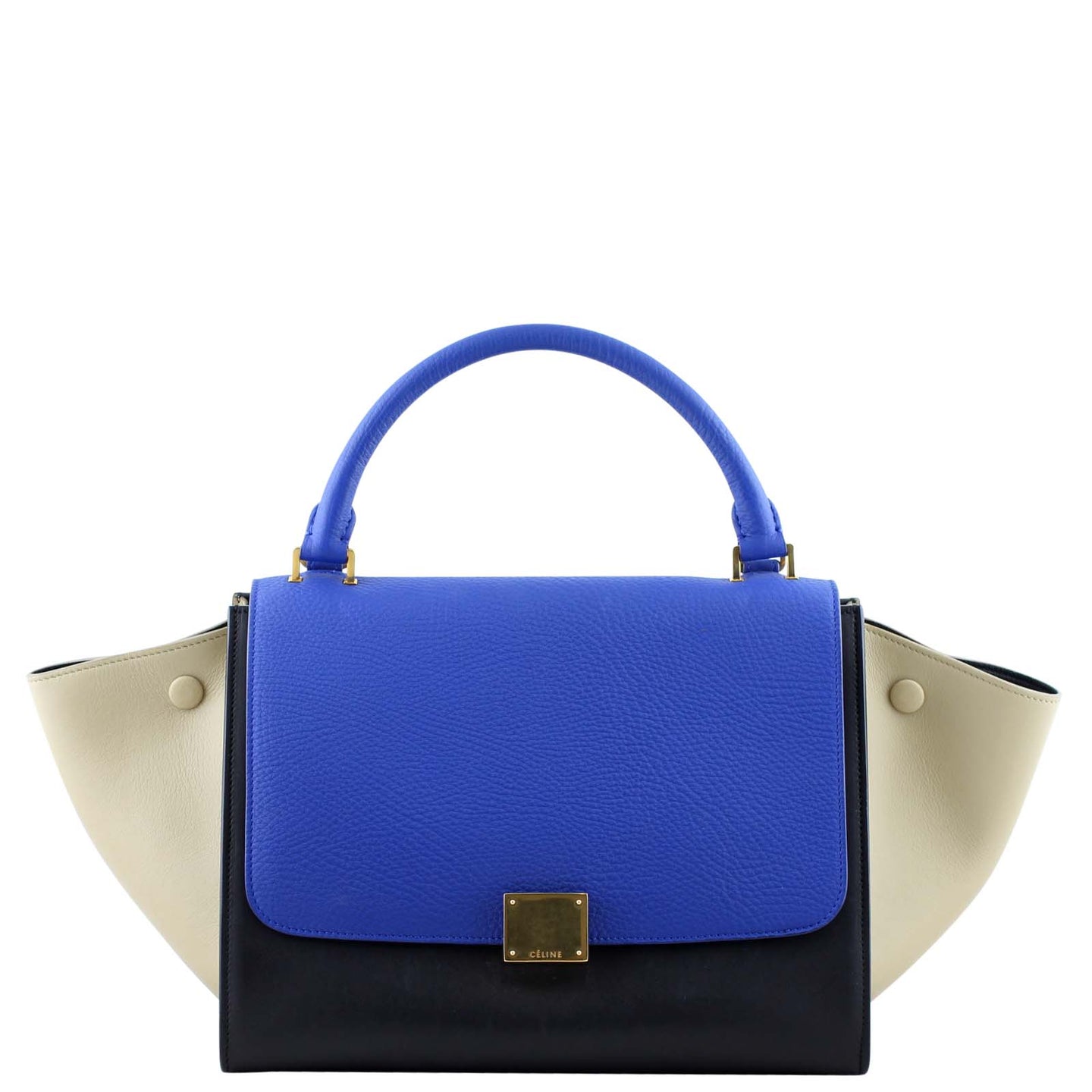 Celine Trapeze Tricolour Small Front