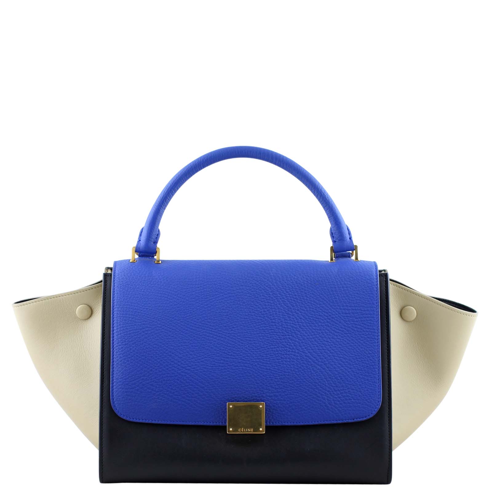 Celine Trapeze Tricolour Small Front