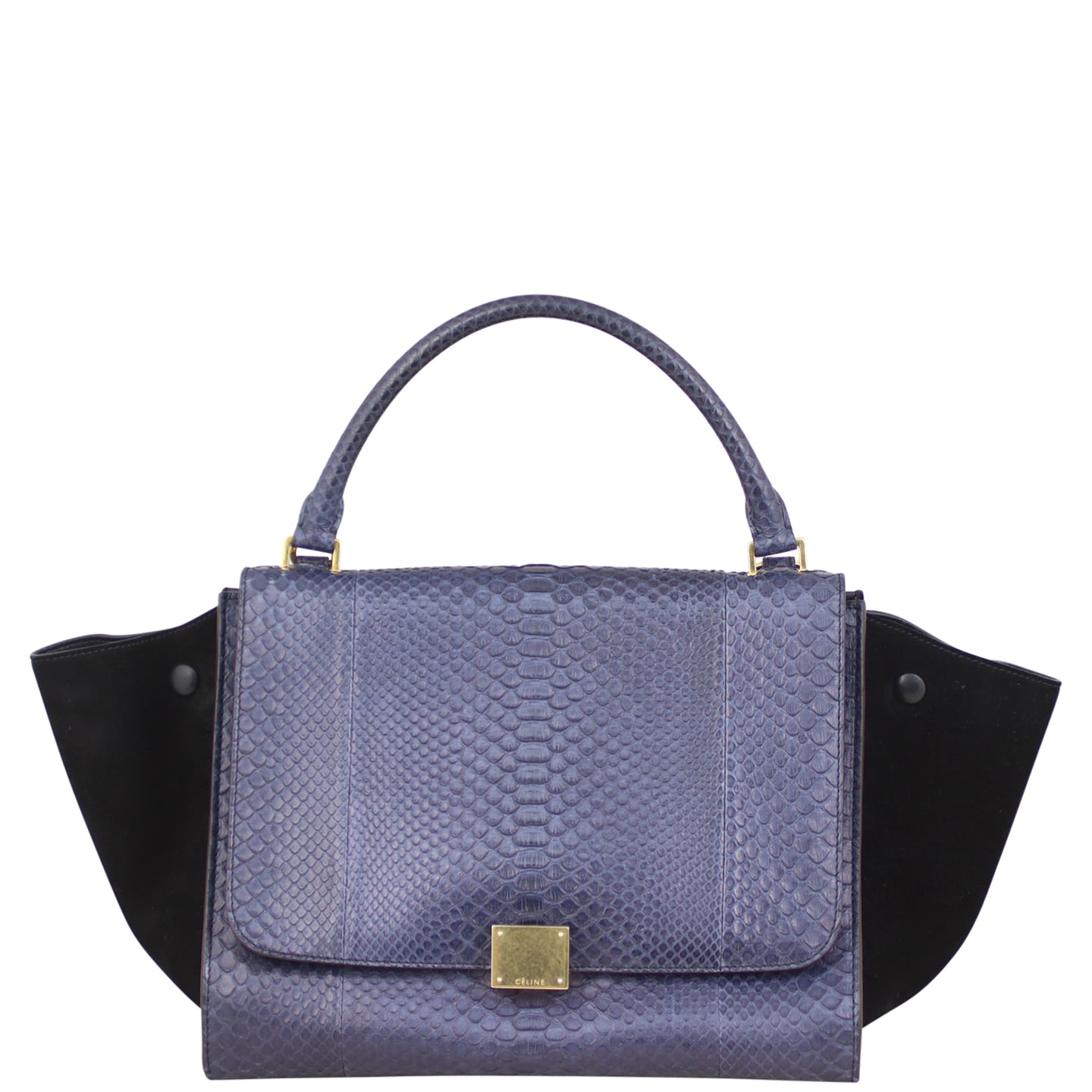 Celine Trapeze Medium Python Front