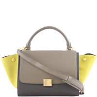 Celine Trapeze Tricolour Small Front