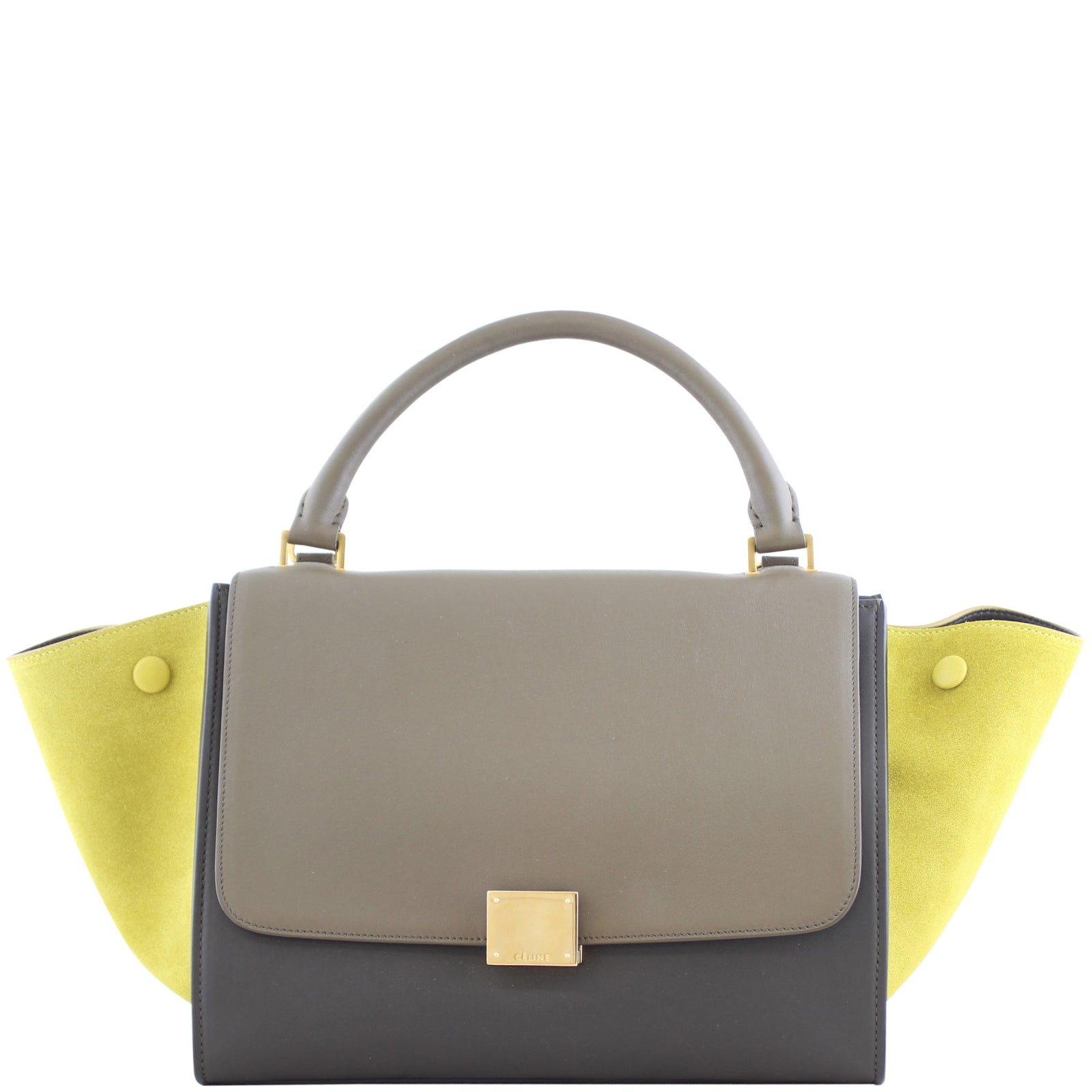Celine Trapeze Tricolour Small Front