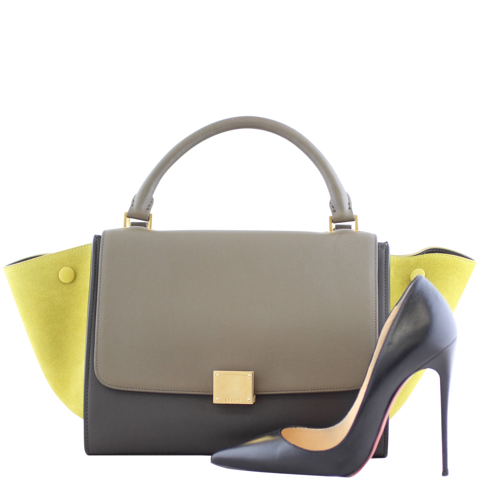 Celine Trapeze Tricolour Small Scale