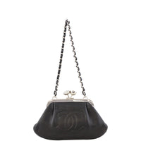Chanel CC Kisslock Clutch Front