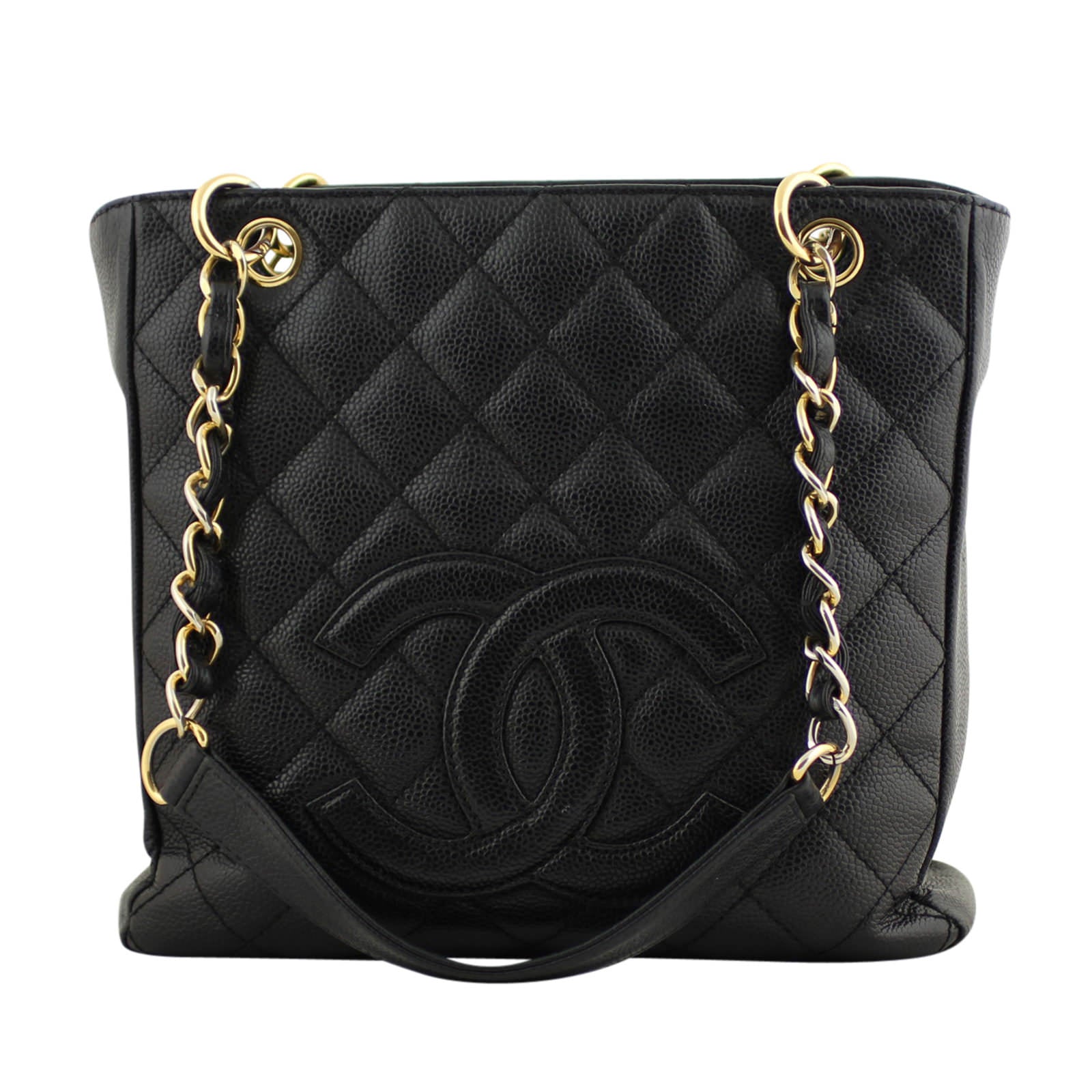 Chanel Petite Shopping Tote Front