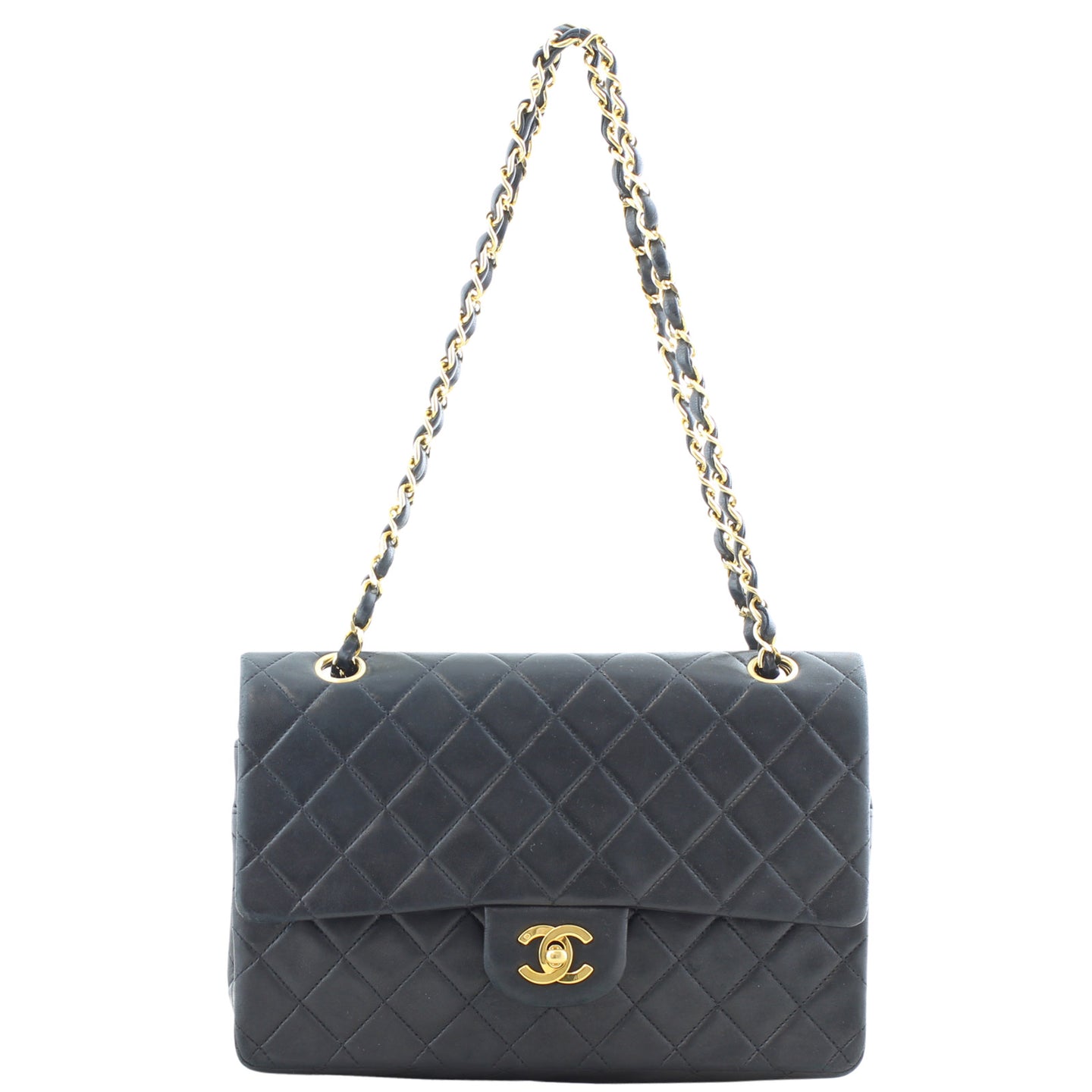 Chanel Classic Double Flap Medium Vintage Logo