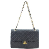 Chanel Classic Double Flap Medium Vintage Logo