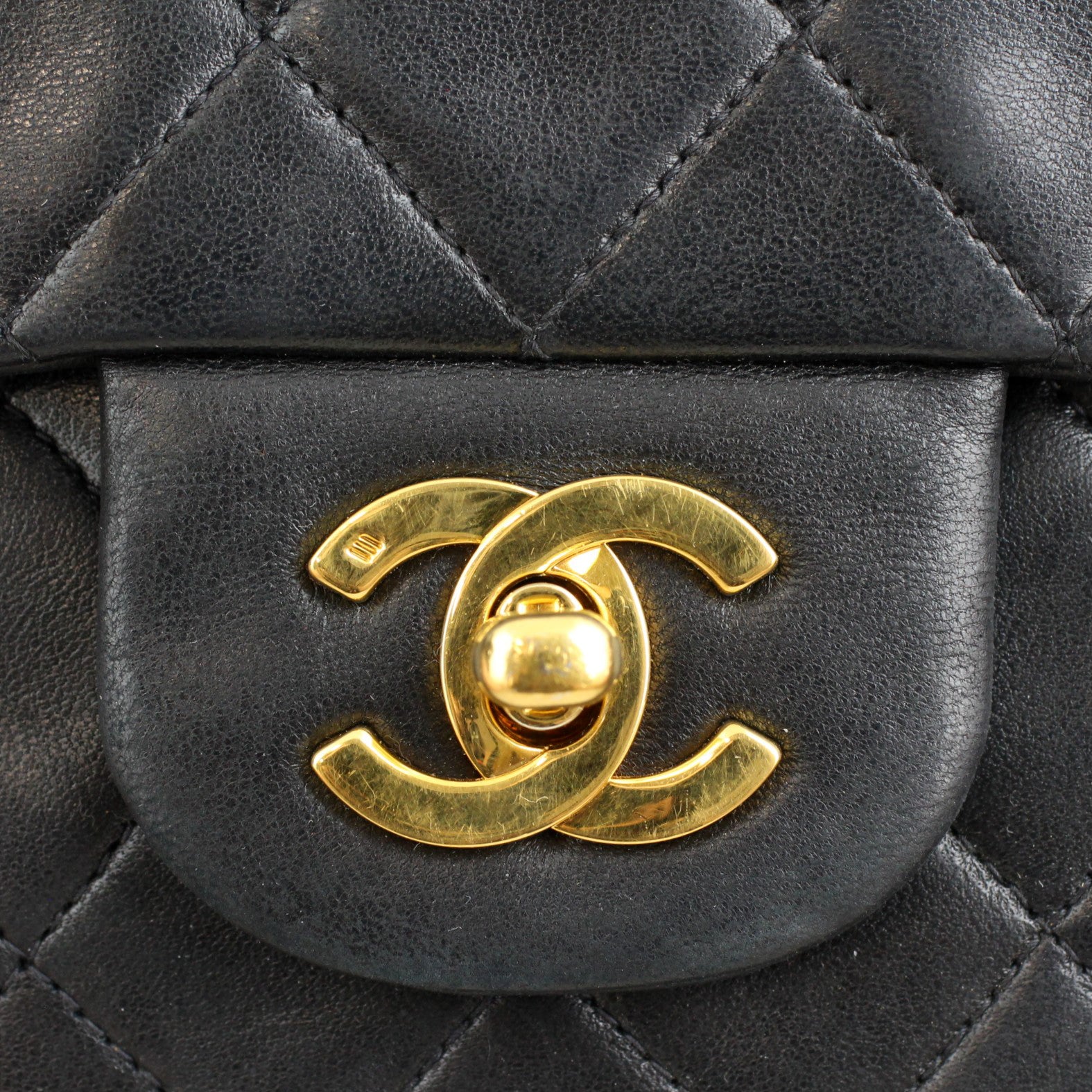 Chanel Classic Double Flap Medium Vintage Logo