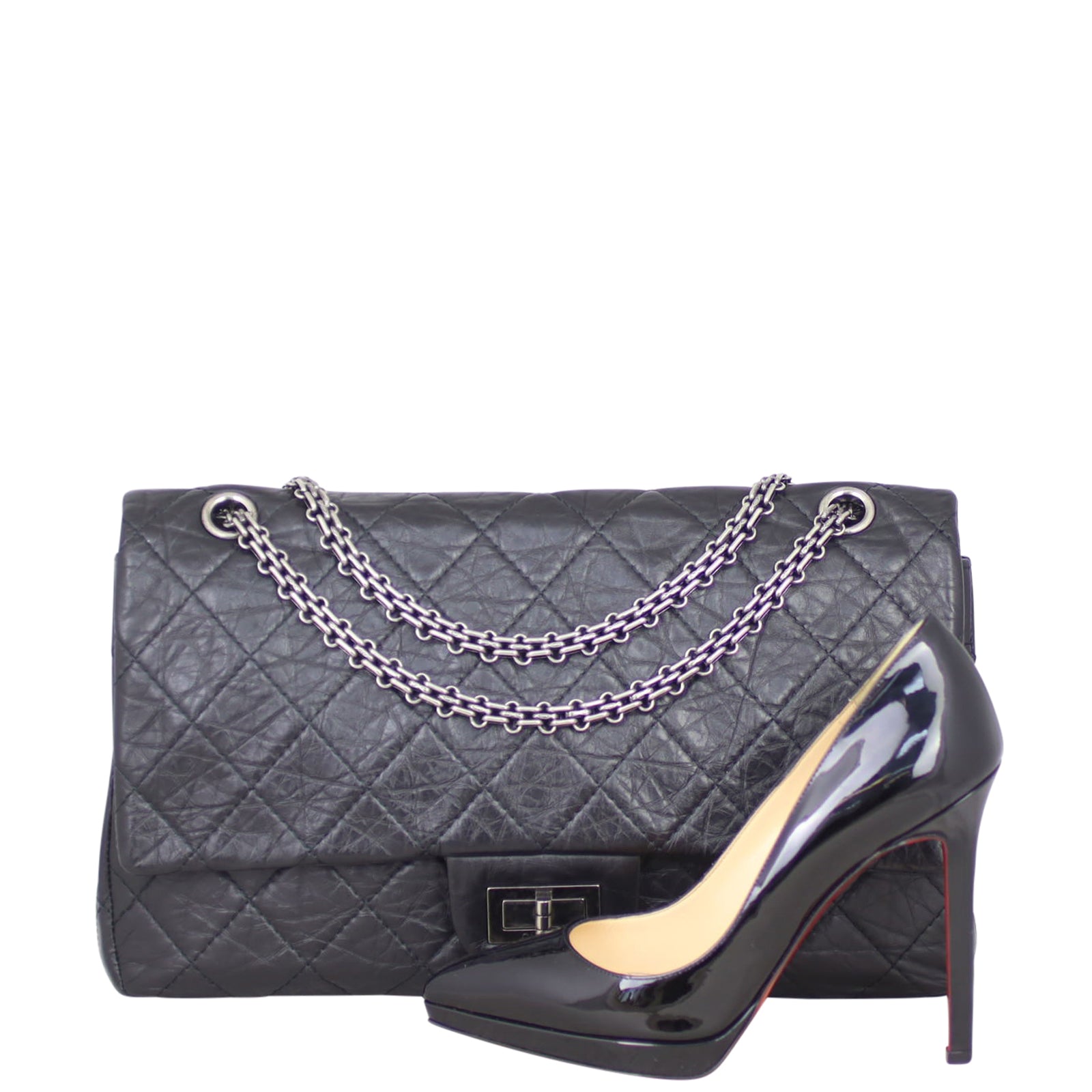 Chanel 2.55 Reissue 227 Double Flap Bag Shoe