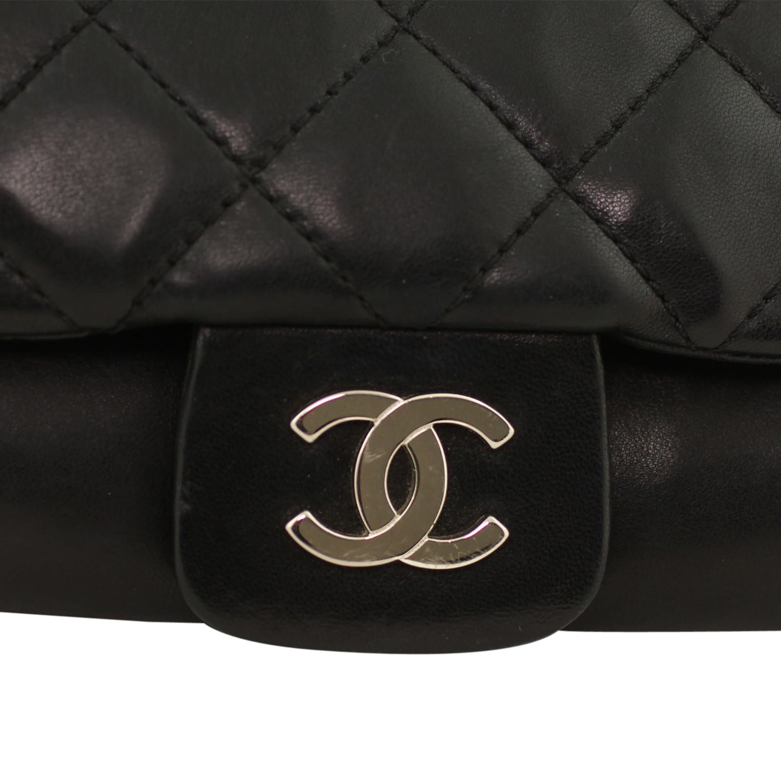 Chanel Accordion Flap Bag Closure