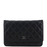 Chanel Wallet on Chain Caviar Front