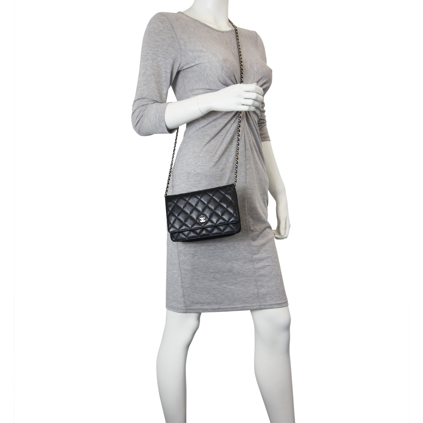 Chanel Wallet on Chain Caviar Mannequin 