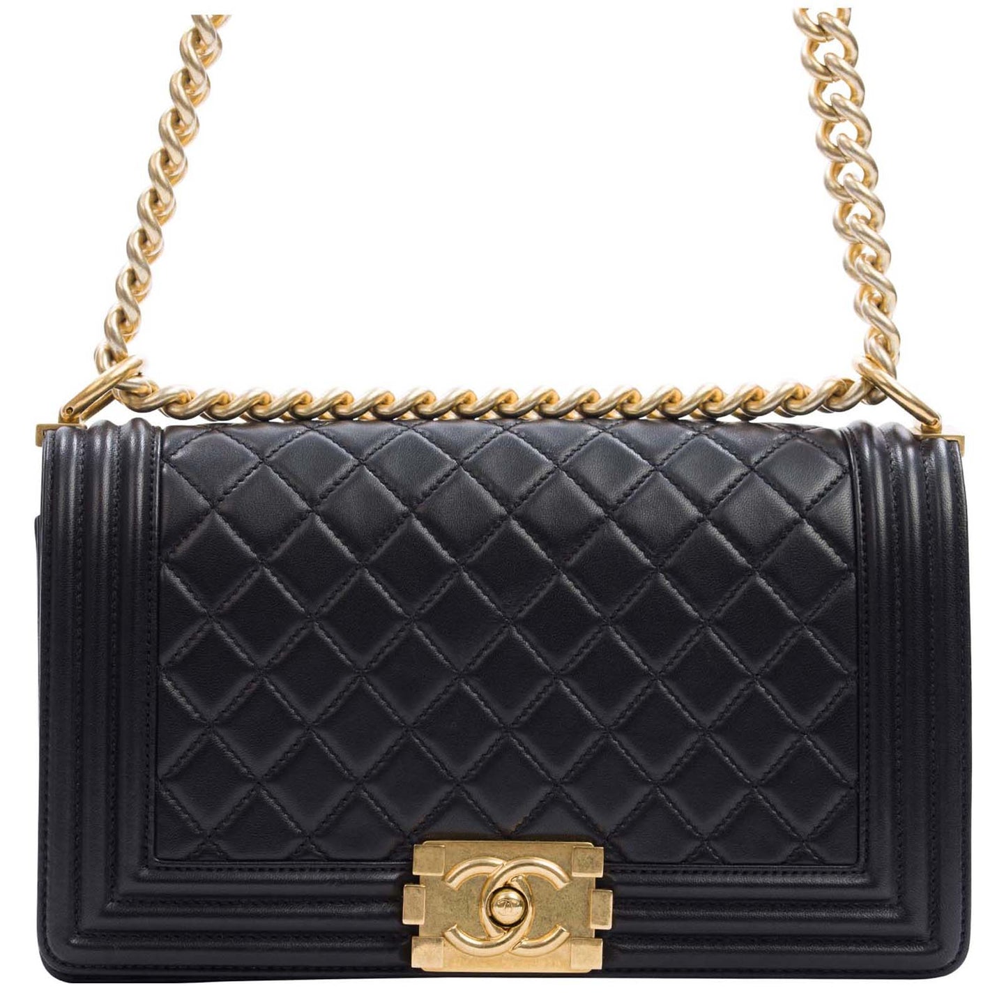 Chanel Boy Old Medium  Front