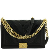 Chanel Boy Bag Medium Plus Front Chain
