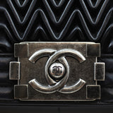 Chanel Pleated Boy Old Medium Clasp