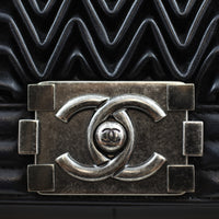Chanel Pleated Boy Old Medium Clasp