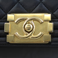 Chanel Boy Medium Logo