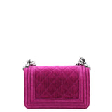 Chanel Boy Bag Mini Velvet back