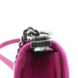 Chanel Boy Bag Mini Velvet plate