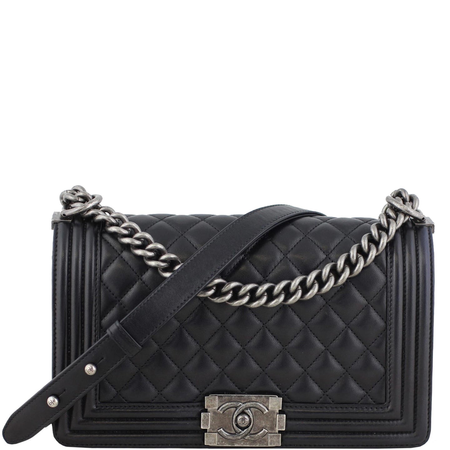 Chanel Boy Bag Old Medium Front