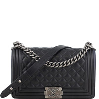 Chanel Boy Bag Old Medium Front