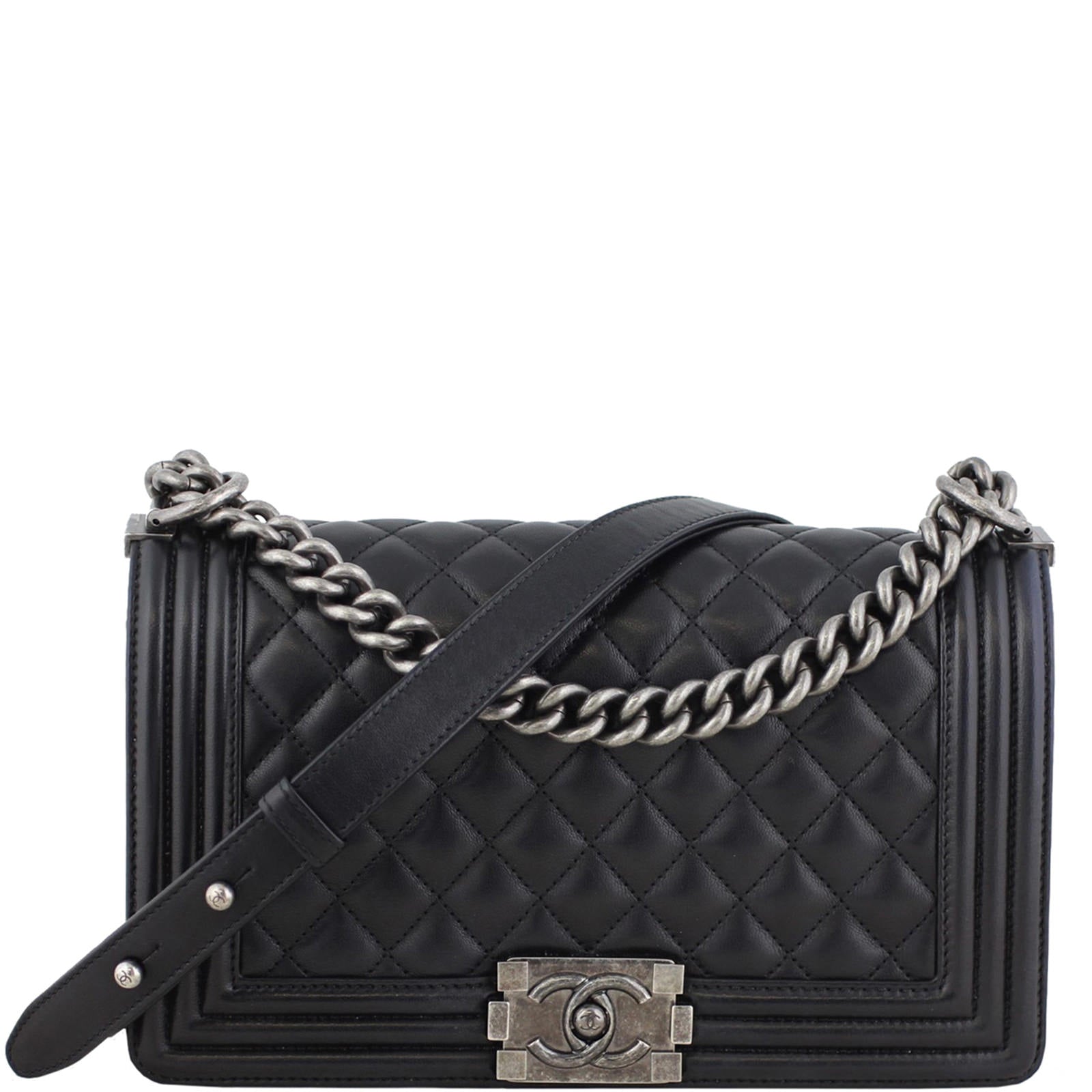 Chanel Boy Bag Old Medium Front