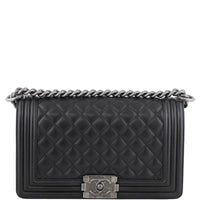 Chanel Boy Bag Old Medium Front