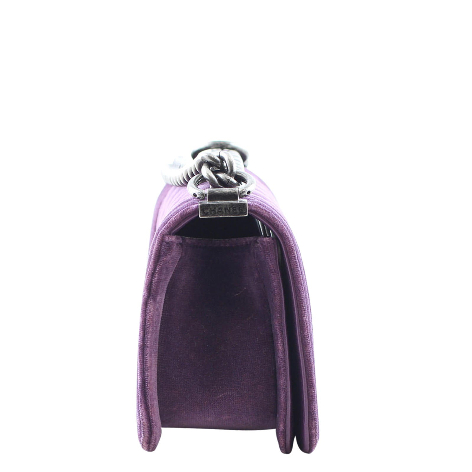 Chanel Boy Bag Small Velvet side