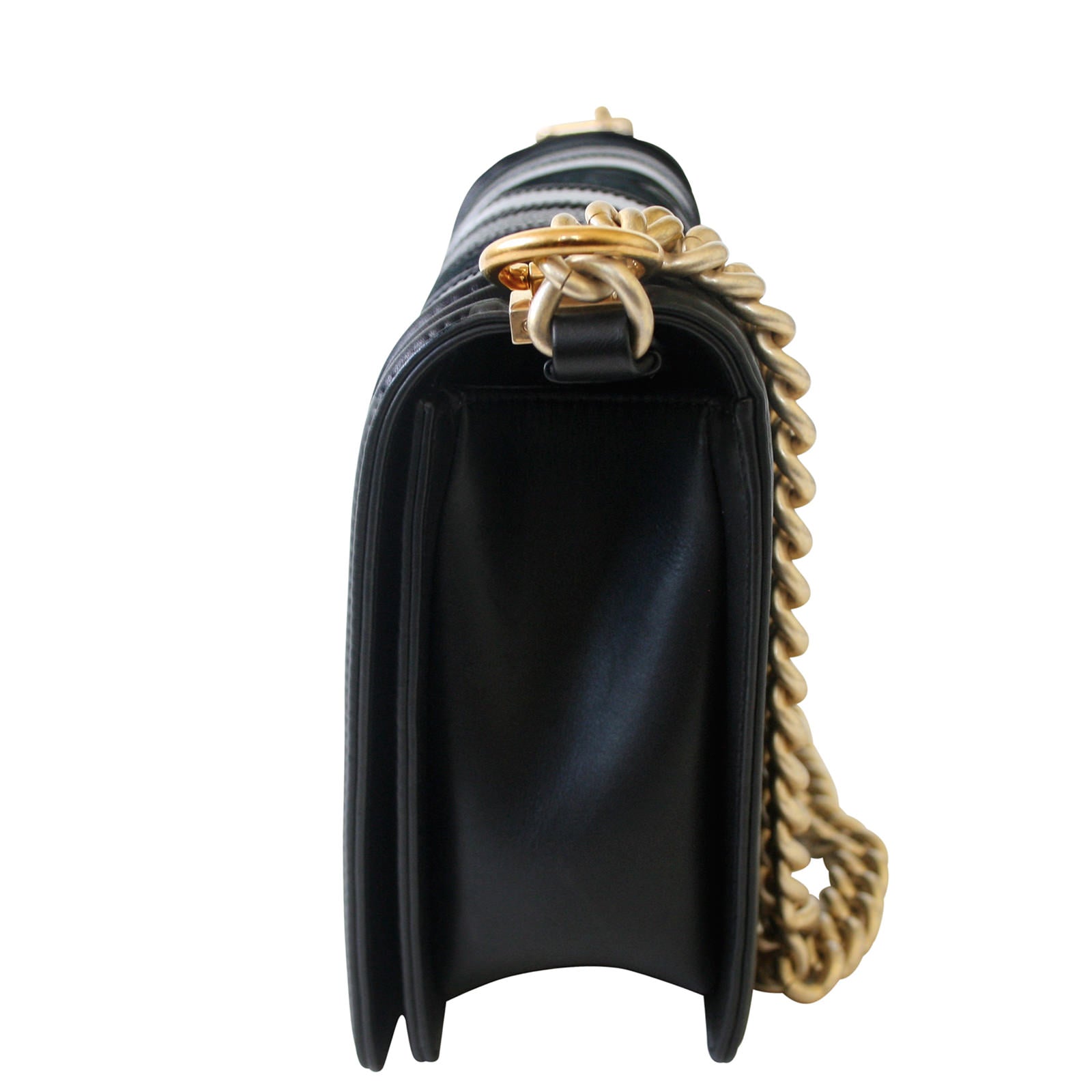 Chanel Boy Bag Medium Plus Side