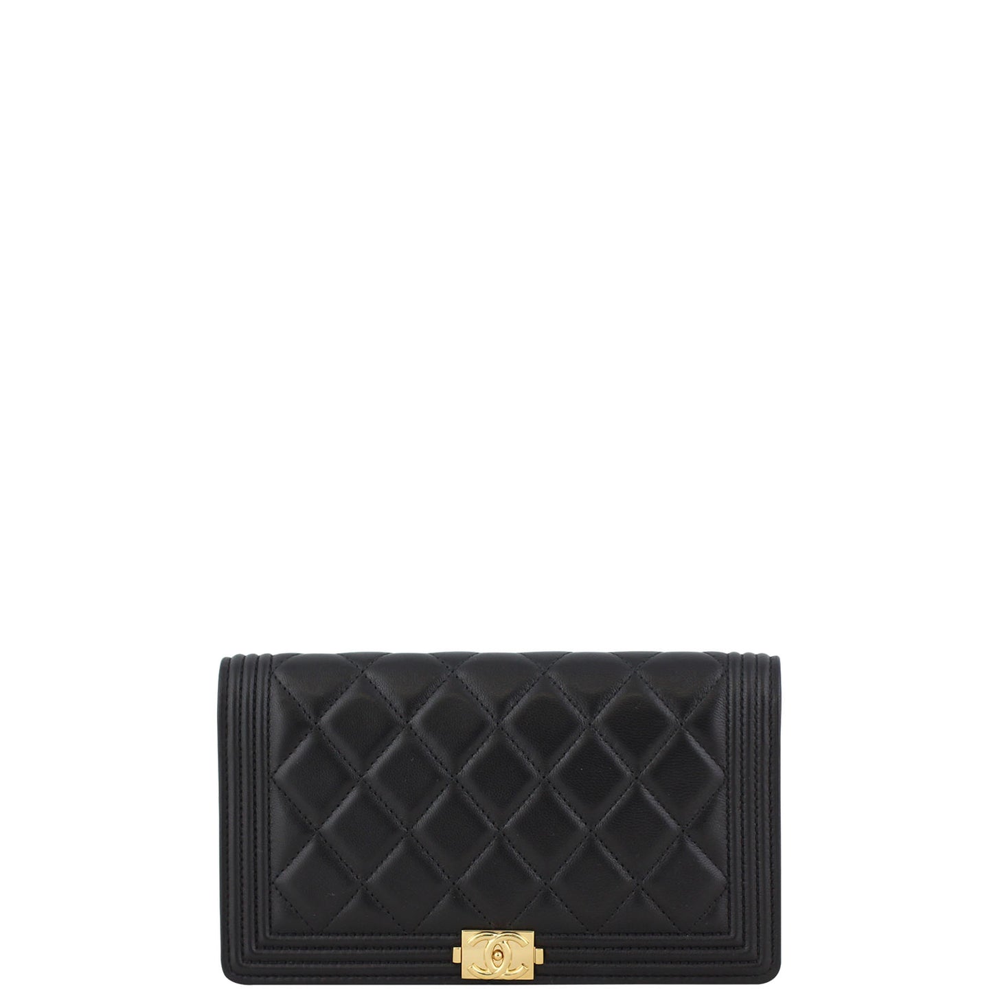 Chanel Boy Bifold Wallet Front