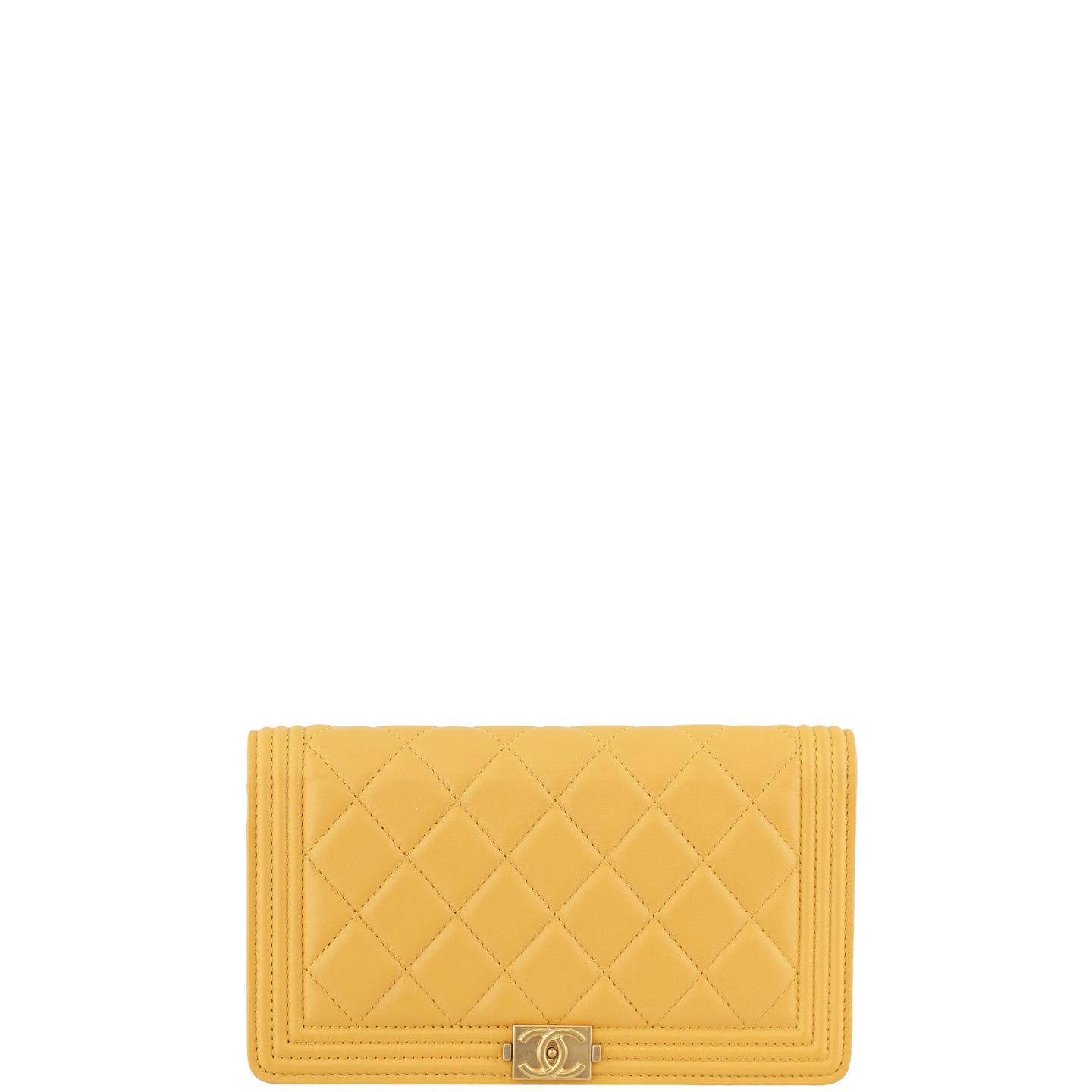 Chanel Boy Bifold Wallet Front