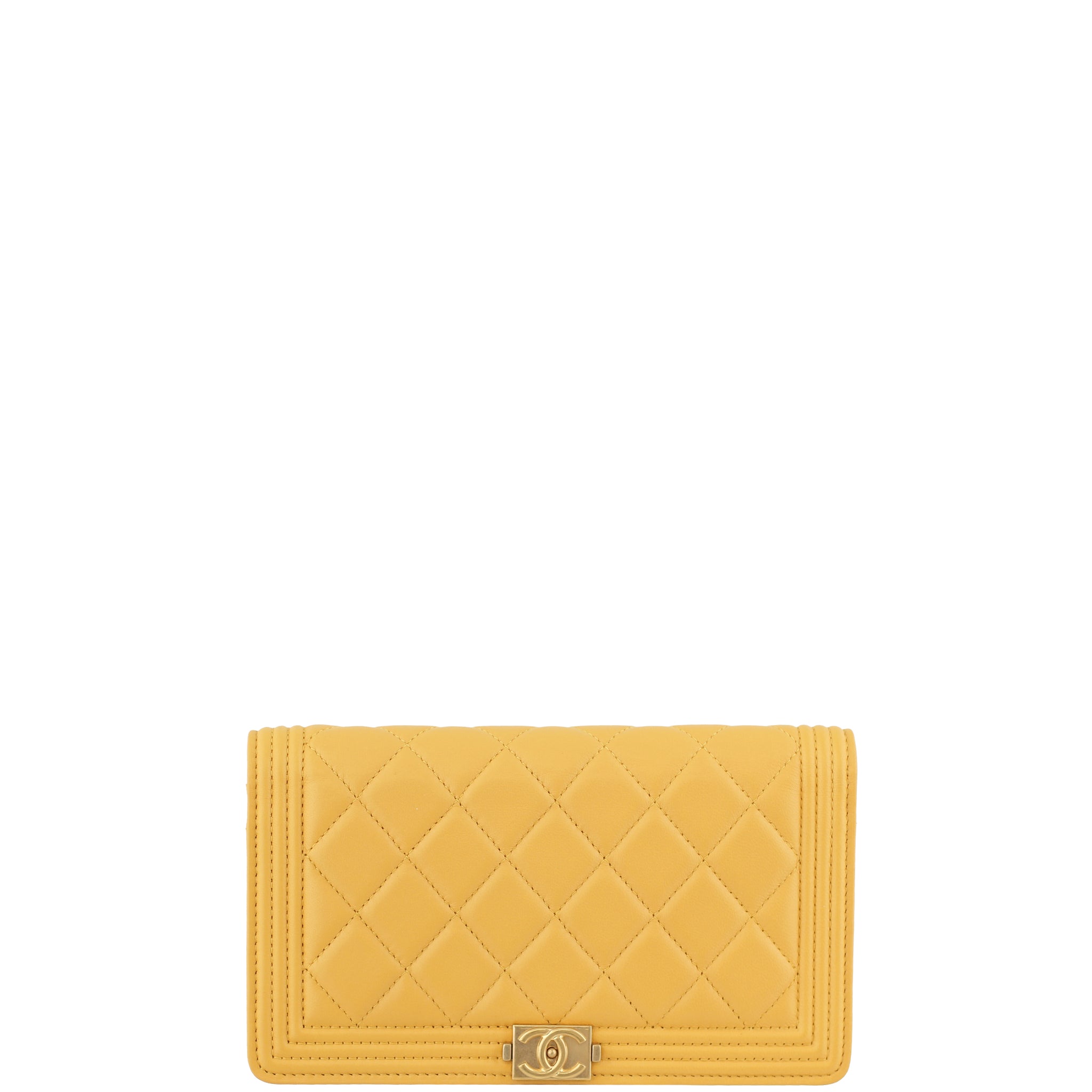 Chanel Boy Bifold Wallet Front
