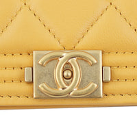 Chanel Boy Bifold Wallet Logo