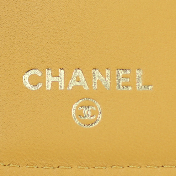 Chanel Boy Bifold Wallet Stamp