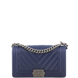 Chanel Boy Chevron Old Medium Front