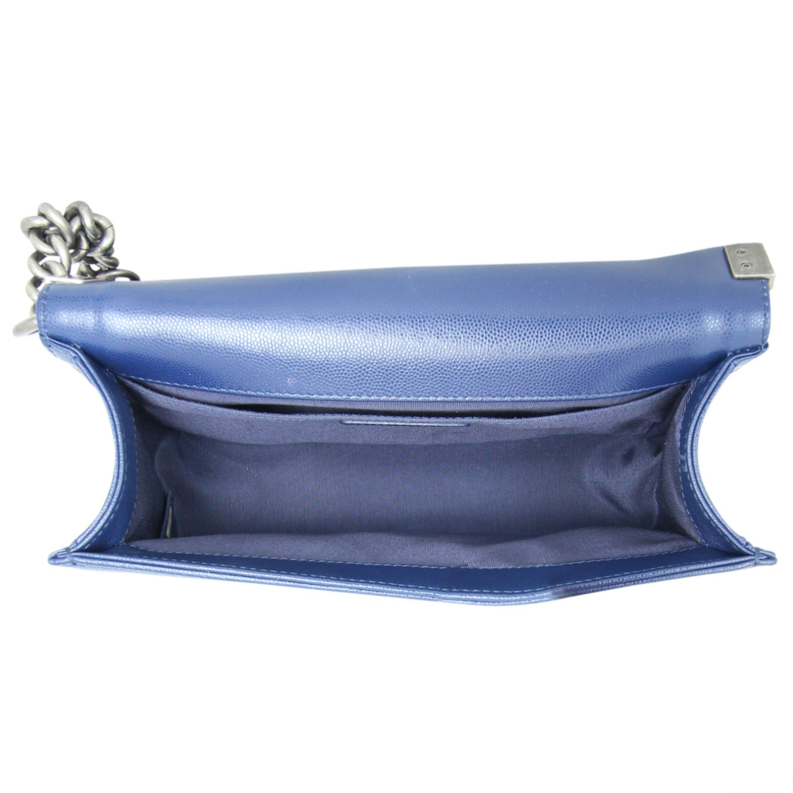 Chanel Boy Chevron Old Medium Interior