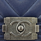 Chanel Boy Chevron Old Medium Lock