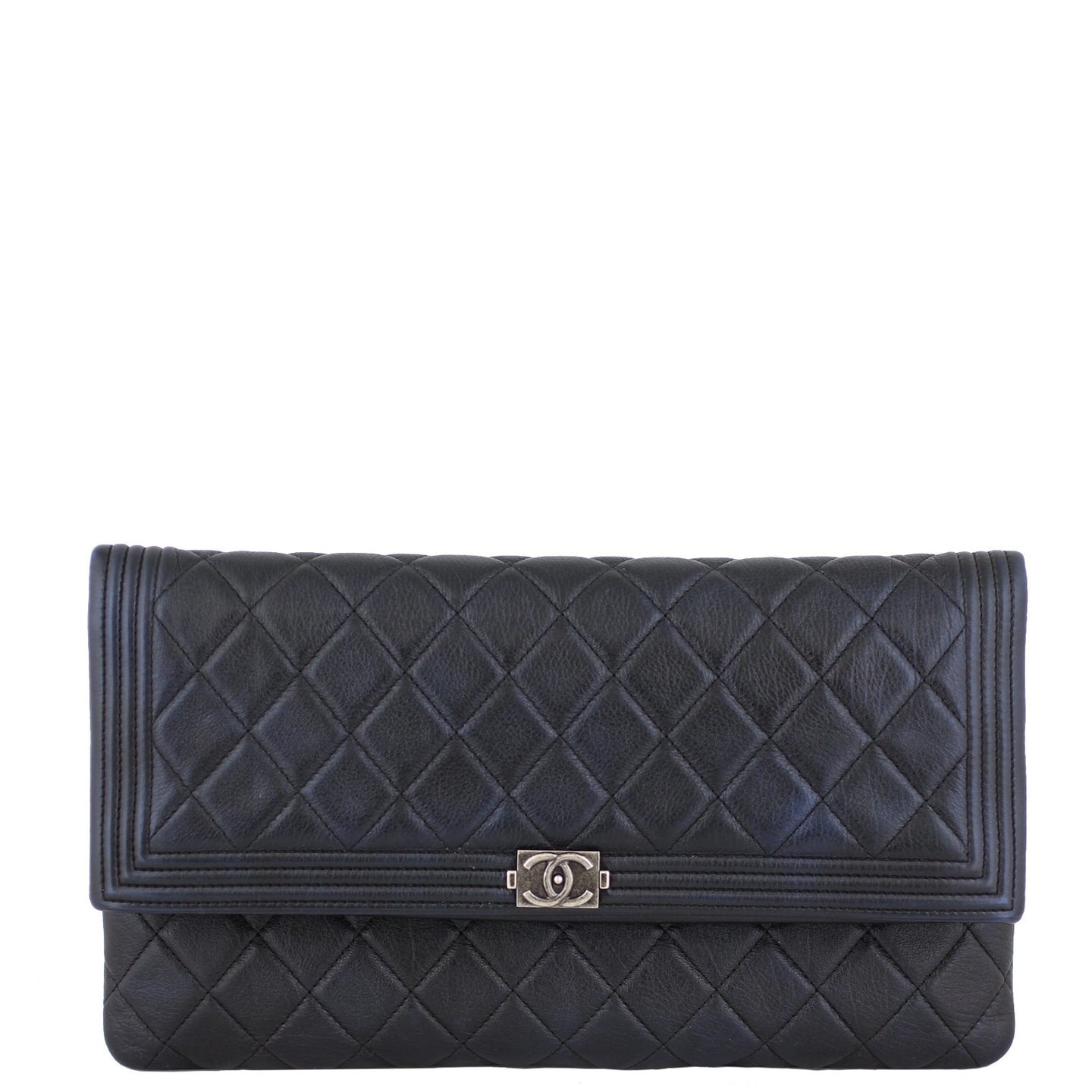 Chanel Boy Flap Clutch Front