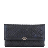 Chanel Boy Flap Clutch Front