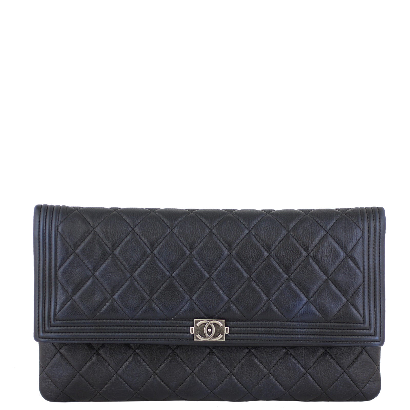 Chanel Boy Flap Clutch Front