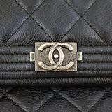 Chanel Boy Flap Clutch Logo