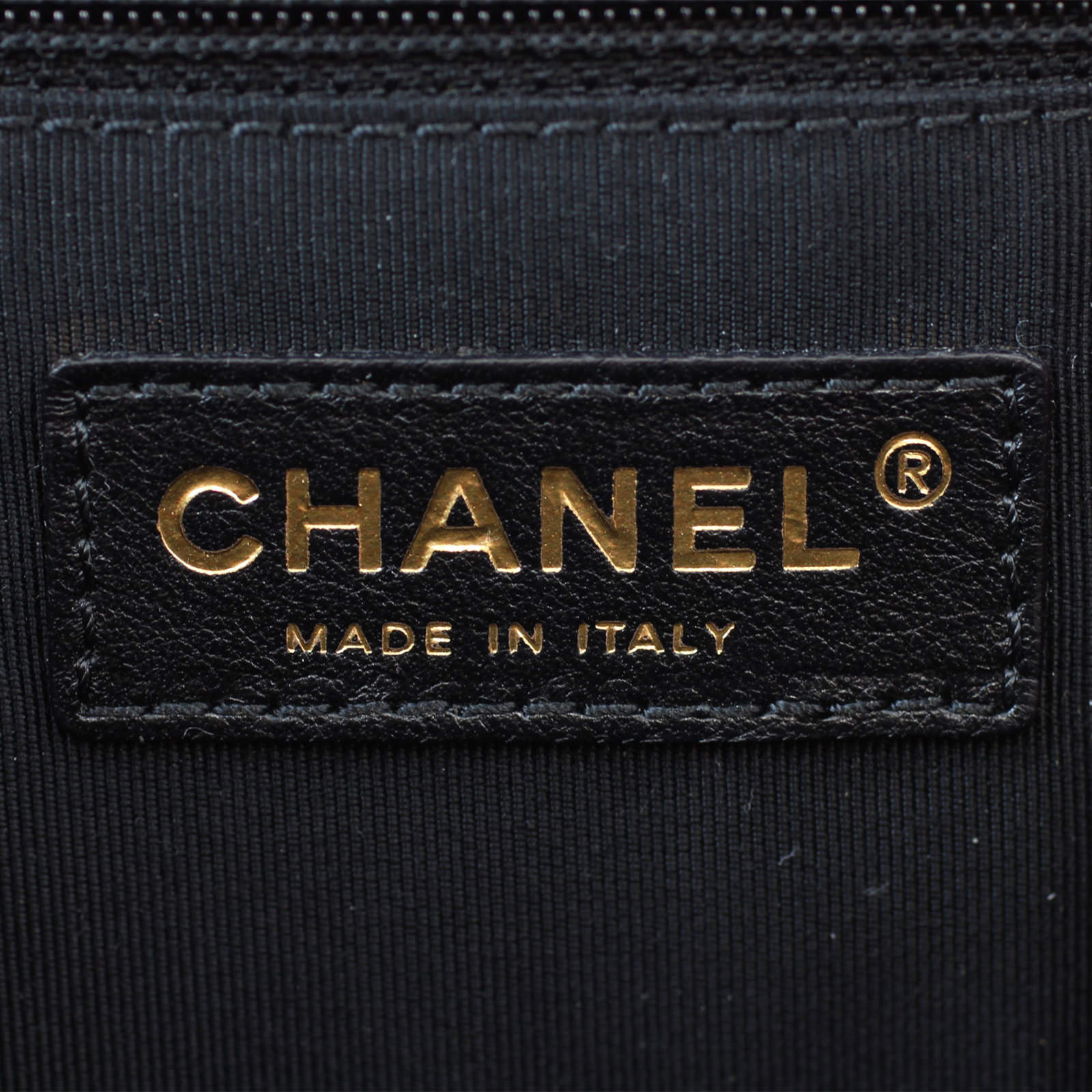 Chanel Boy Large Italy stamp