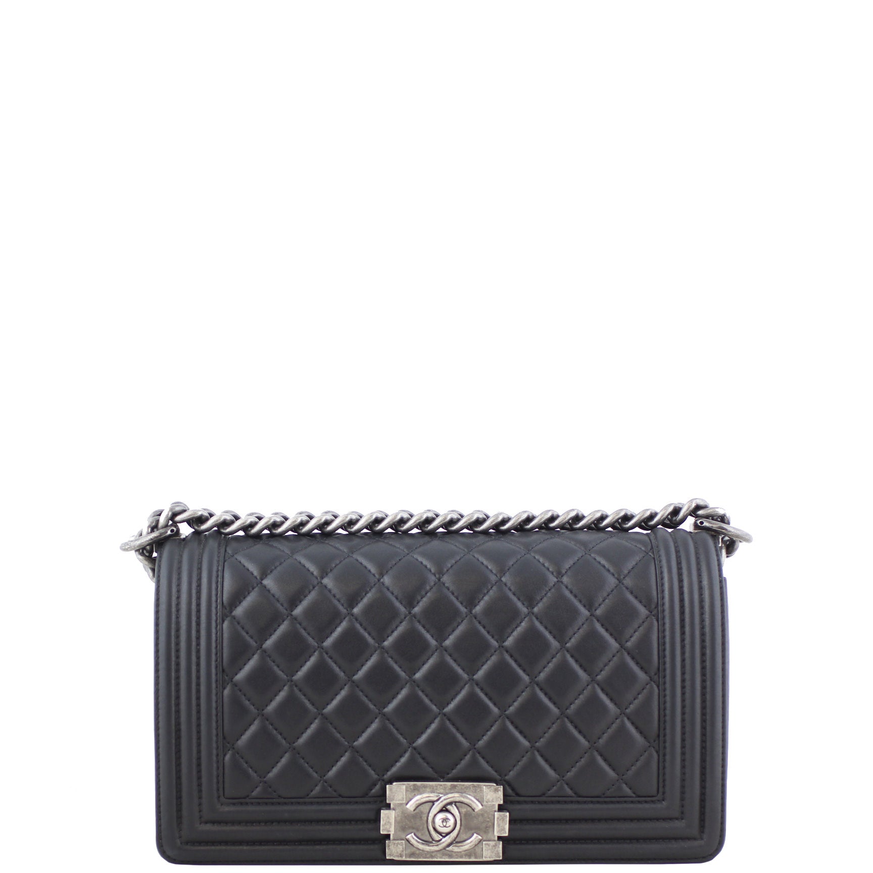 Chanel Boy Bag Old Medium Front