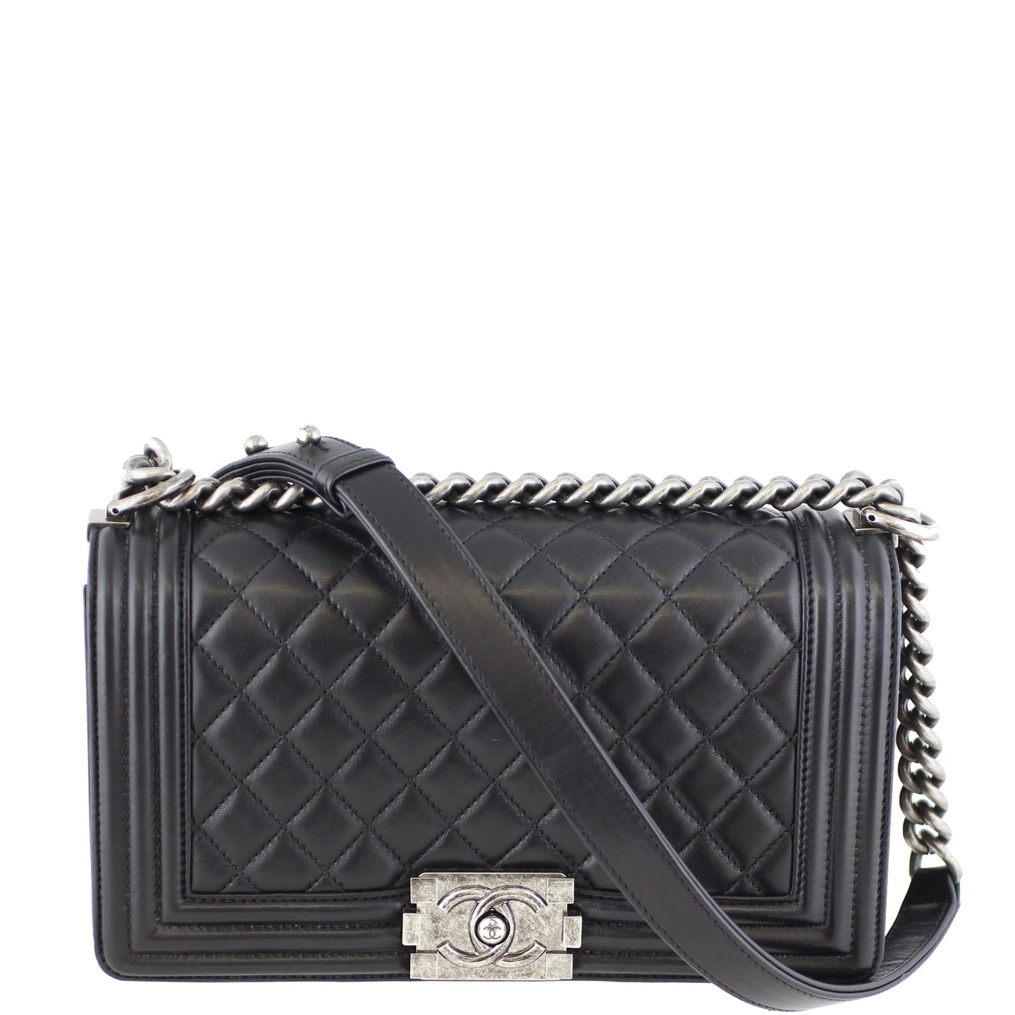 Chanel Boy Bag Old Medium Front