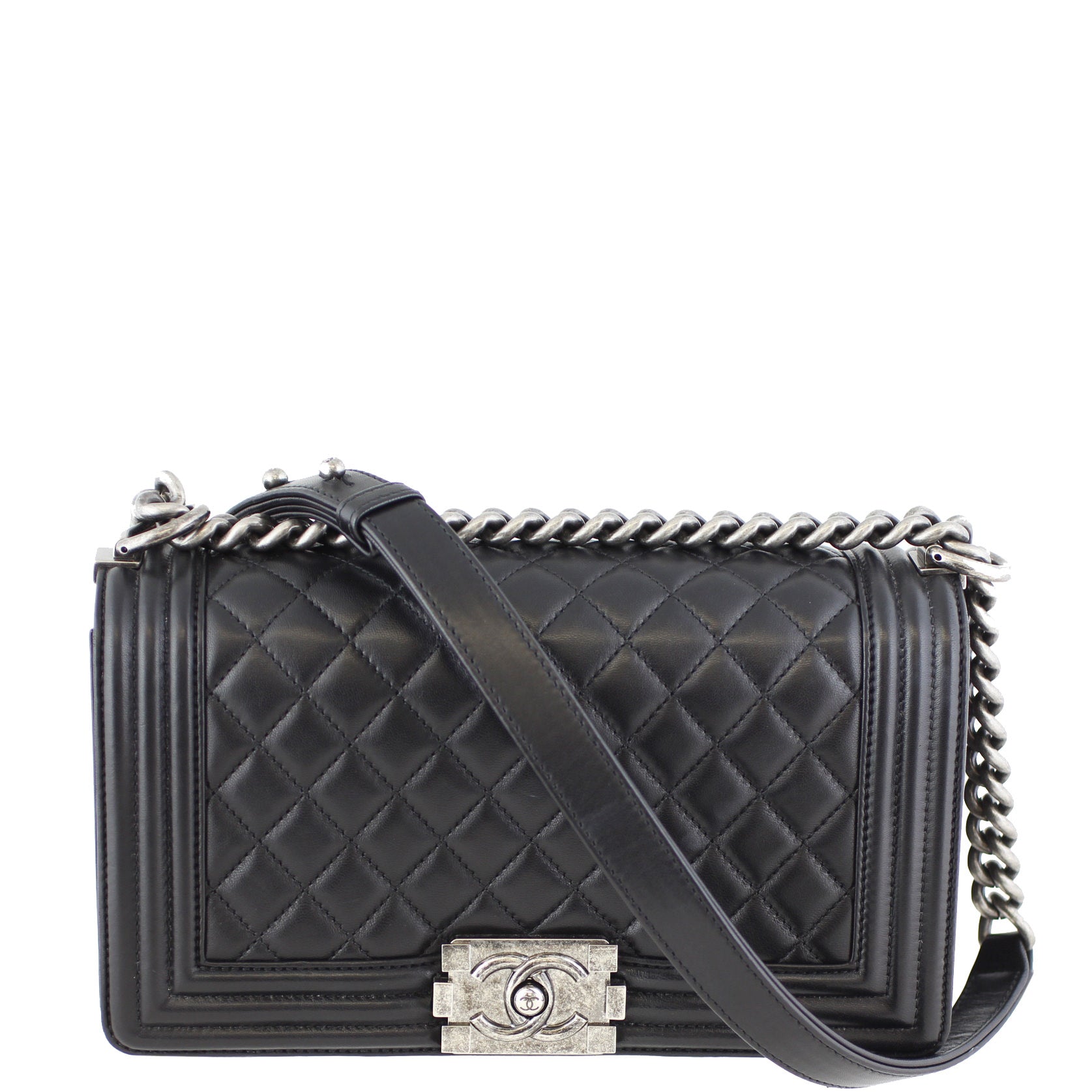 Chanel Boy Bag Old Medium Front